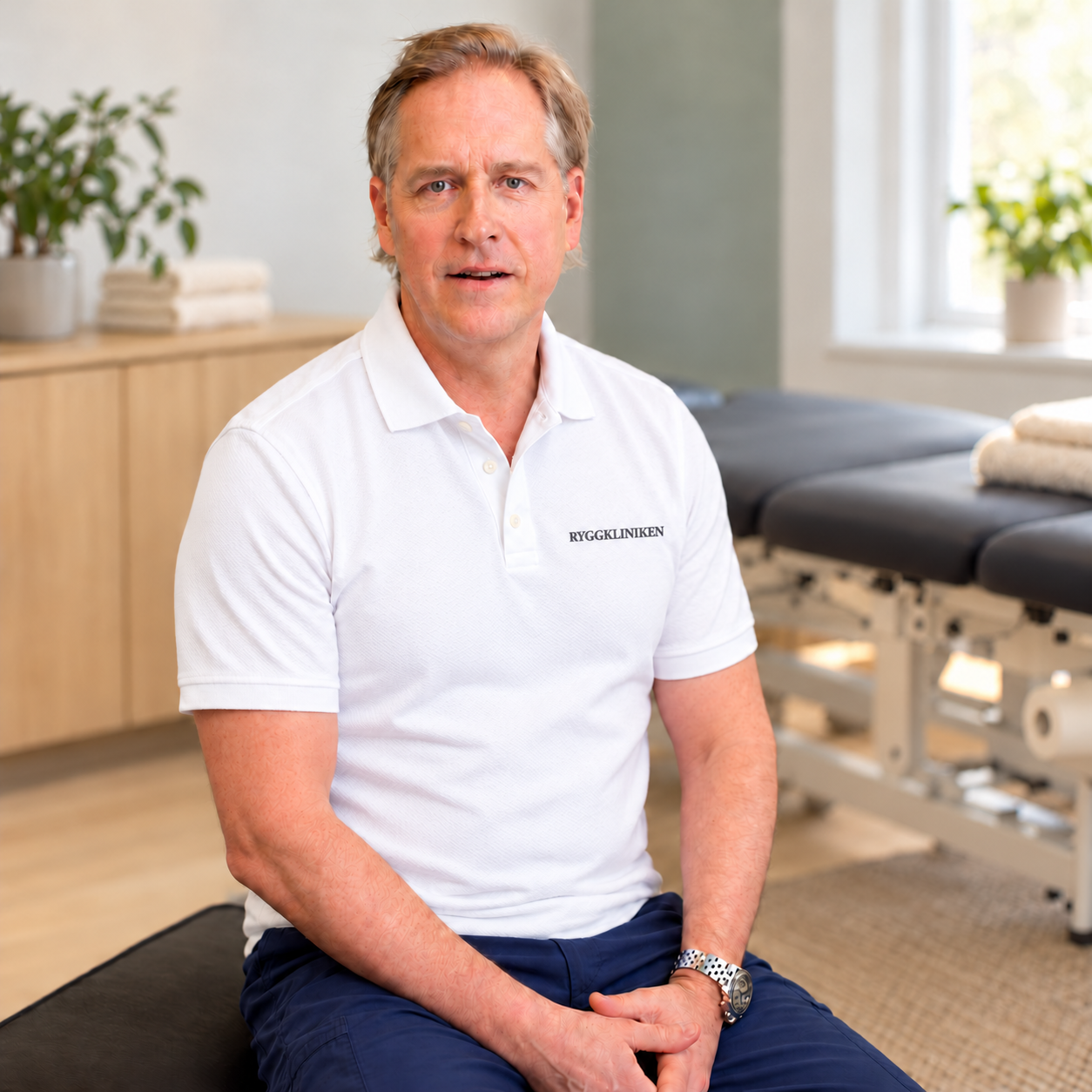 Niklas Grönlund på Ryggkliniken i Gävle